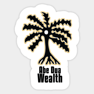 Abe Dua | Adinkra Symbol | African | African American | Black Lives Sticker